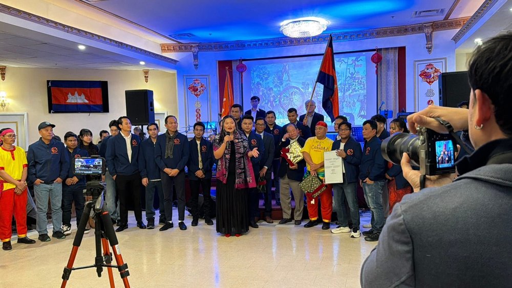GCYN chapter members gathered at a community event